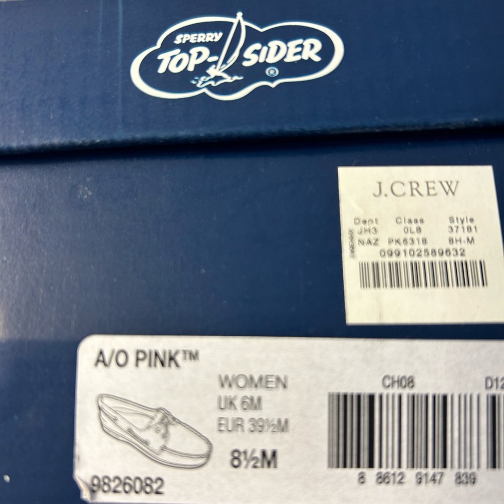 Sperry Top-Sider For J Crew In Washed Twill 8.5 - image 3